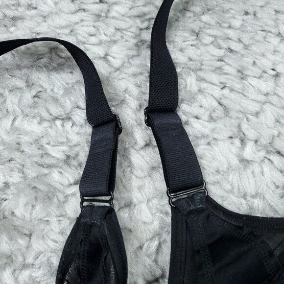 Leonisa Posture Corrector Back Support Contour Cup Bra Black Size 34C Lined - Picture 5 of 7